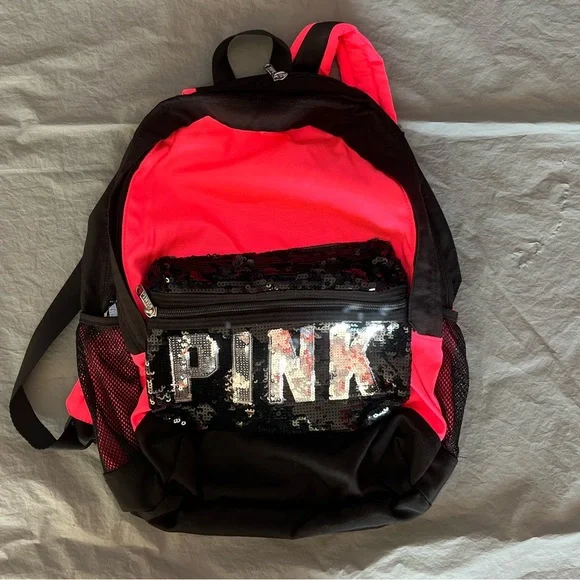 NEW PINK LOGO BLING CAMPUS BACKPACK
LIMITED EDITION victoria-secret-backpacks.png?  main image 4